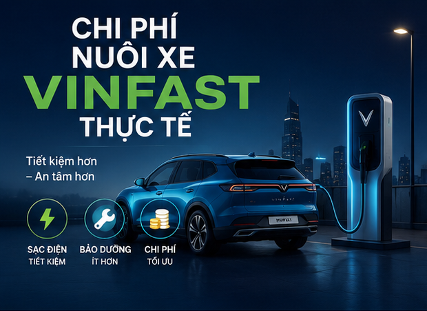 CHI PHÍ NUÔI XE Ô TÔ ĐIỆN VINFAST THỰC TẾ