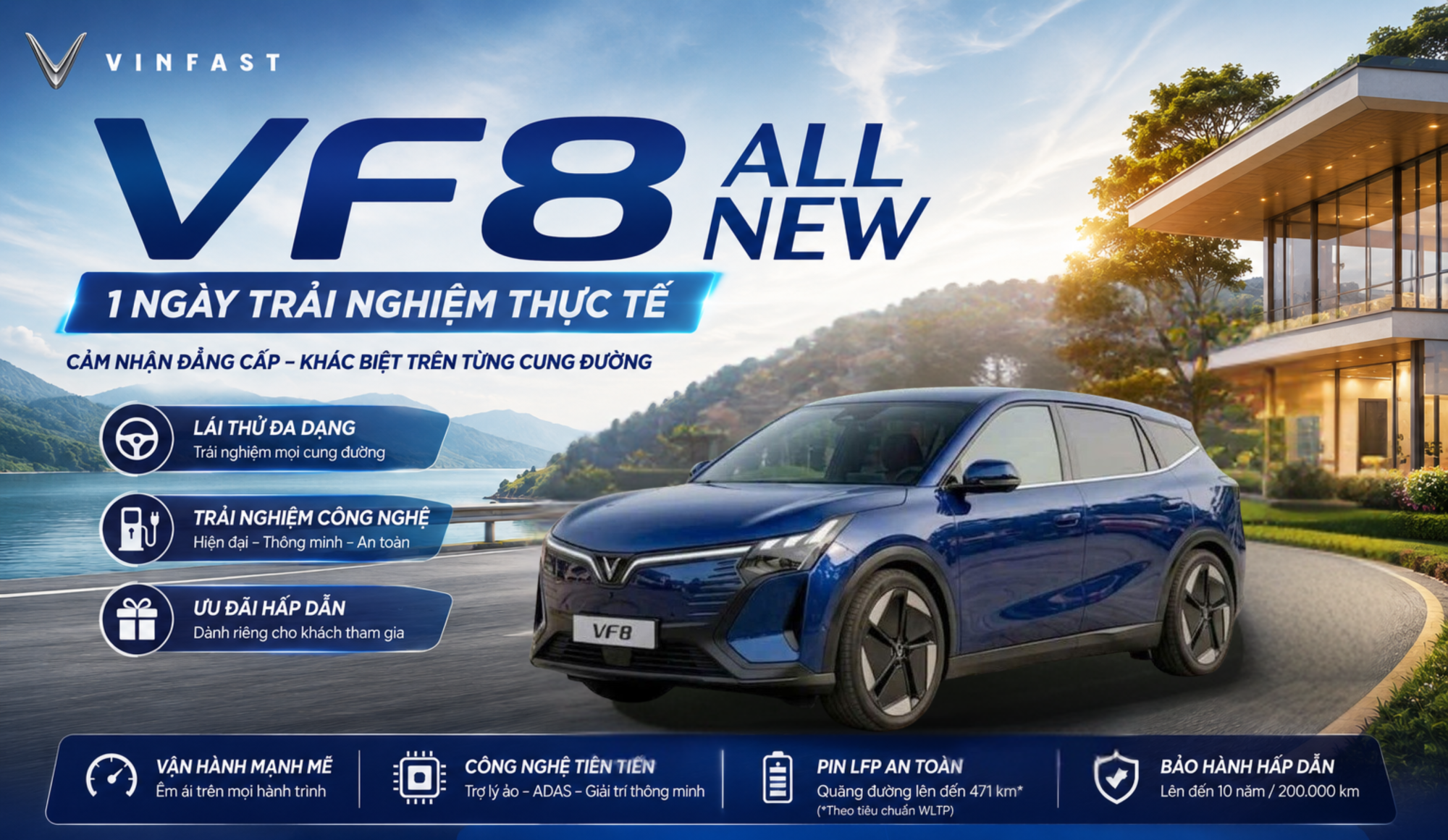 1 NGÀY SỬ DỤNG VF8 ALL NEW : CẢM NHẬN THỰC TẾ TỪ SÁNG ĐẾN TỐI