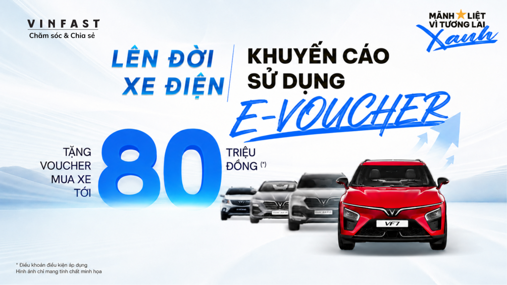KHUYẾN CÁO SỬ DỤNG e-VOUCHER THUỘC CHƯƠNG TRÌNH TRI ÂN KHÁCH HÀNG XE XĂNG VINFAST