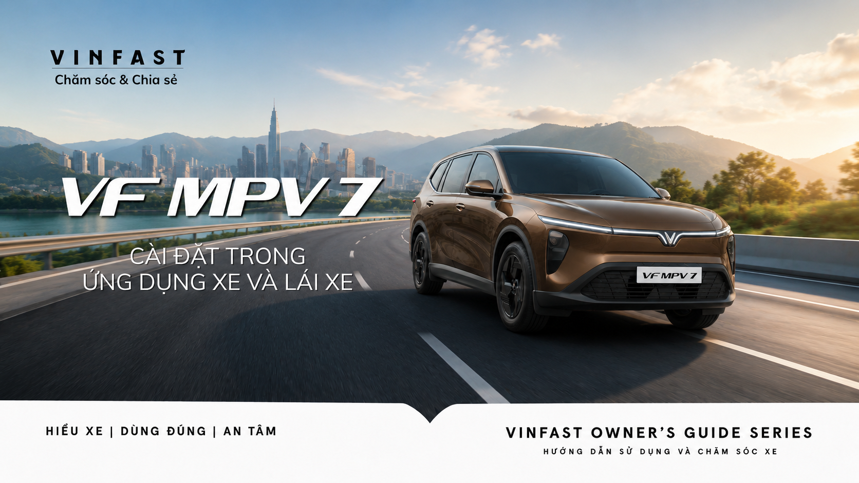 Ứng dụng Xe và Lái xe trên VF MPV 7: Cách truy cập và điều chỉnh các tùy chọn cài đặt trên màn hình trung tâm